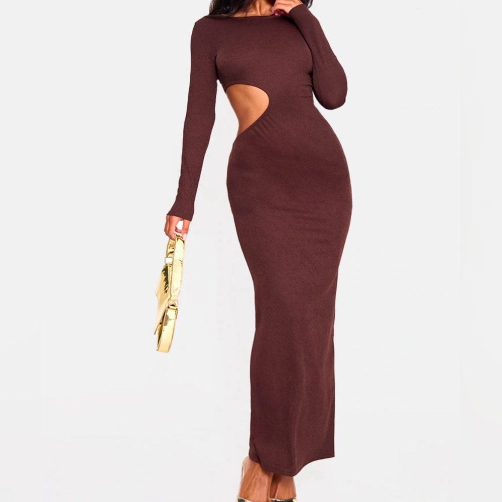 Brown Cut Out dress.